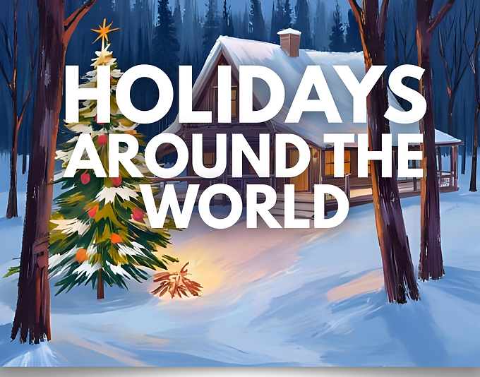 Travel the globe from your classroom! Explore Hanukkah, Las Posadas, Diwali, and Swedish traditions with stories, crafts, recipes, and quick writes—print, learn, and celebrate.