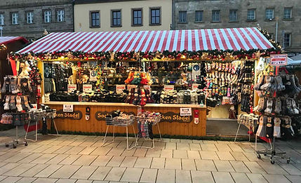 Marktstand Ihr Socken Spezialist