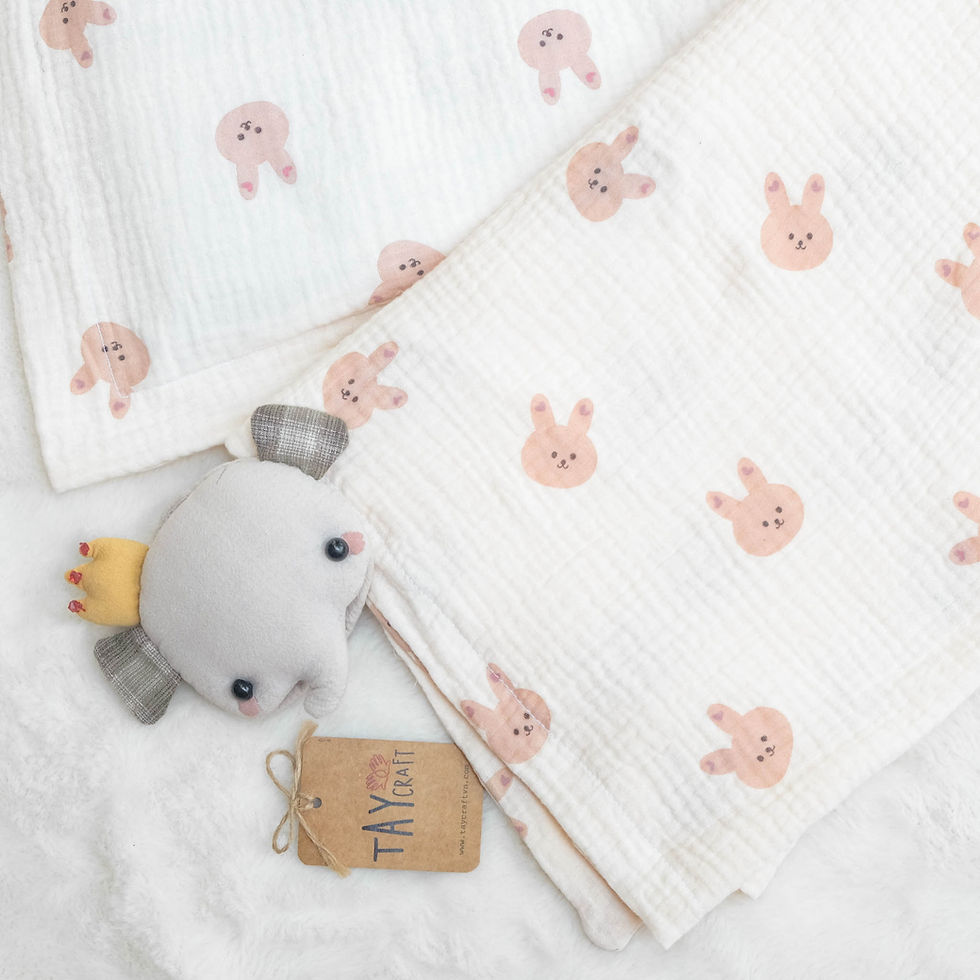 Hình thu nhỏ: Set chăn gối trẻ em handmade 100% cotton tự nhiên