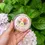Hình thu nhỏ: Gương mini thêu tay thủ công Pastel Roses
