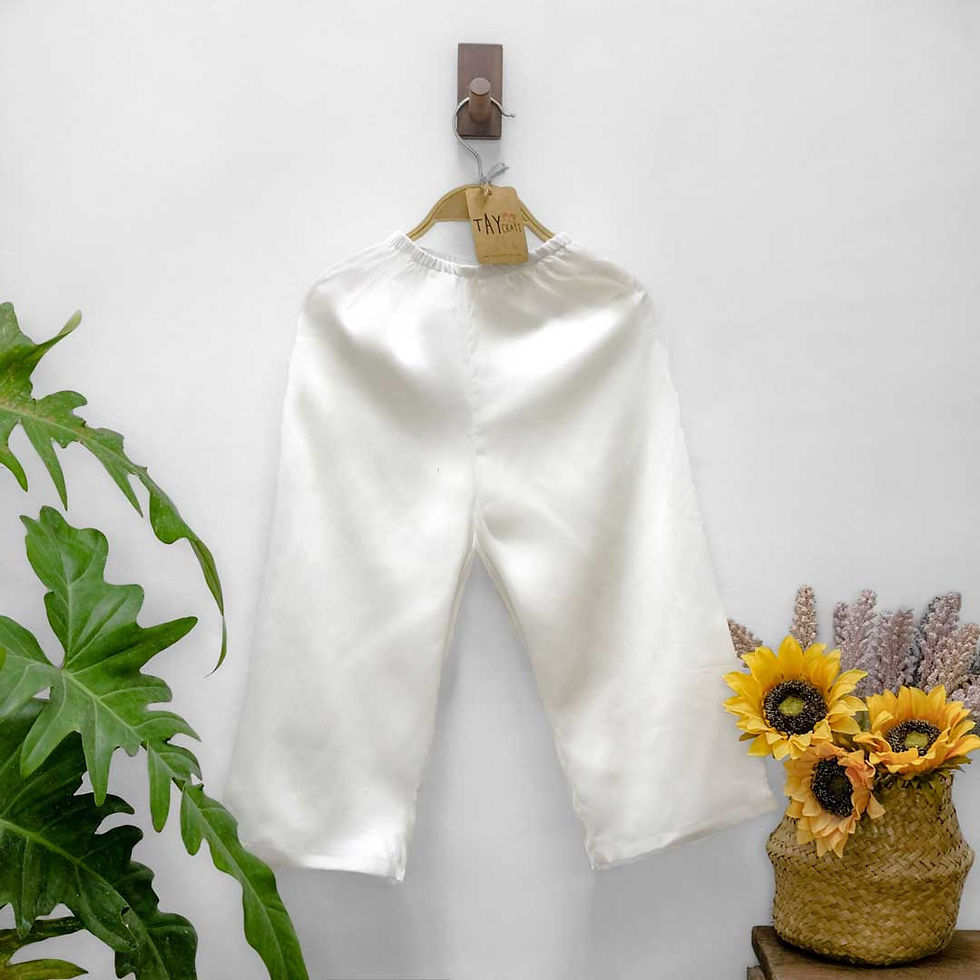 Hình thu nhỏ: Set áo dài bé gái vải linen bột phối cào bông
