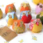 Hình thu nhỏ: Cú nhồi bông handmade dùng để cắm kim, trang trí