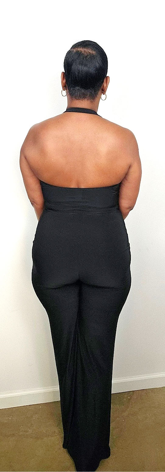 Thumbnail: Aurelia Serpent Cowl-Neck Jumpsuit