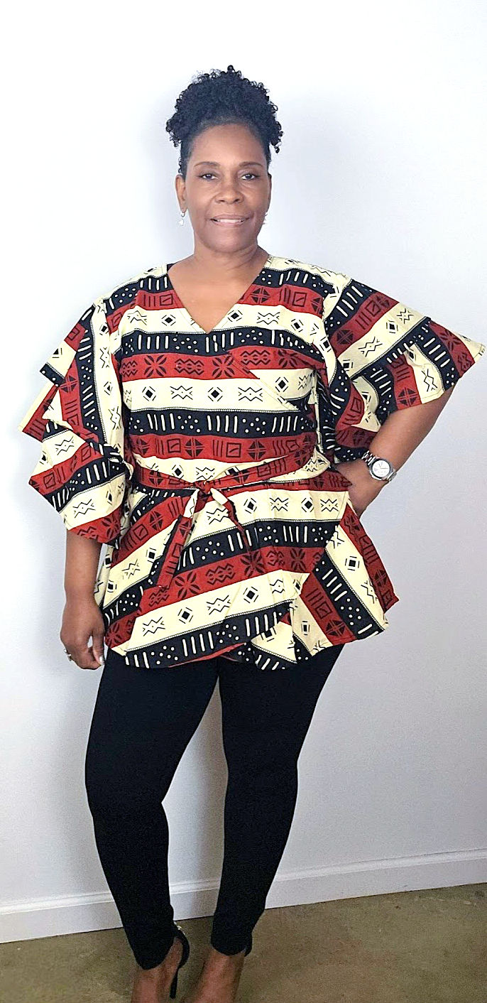 Thumbnail: African Print Blouse