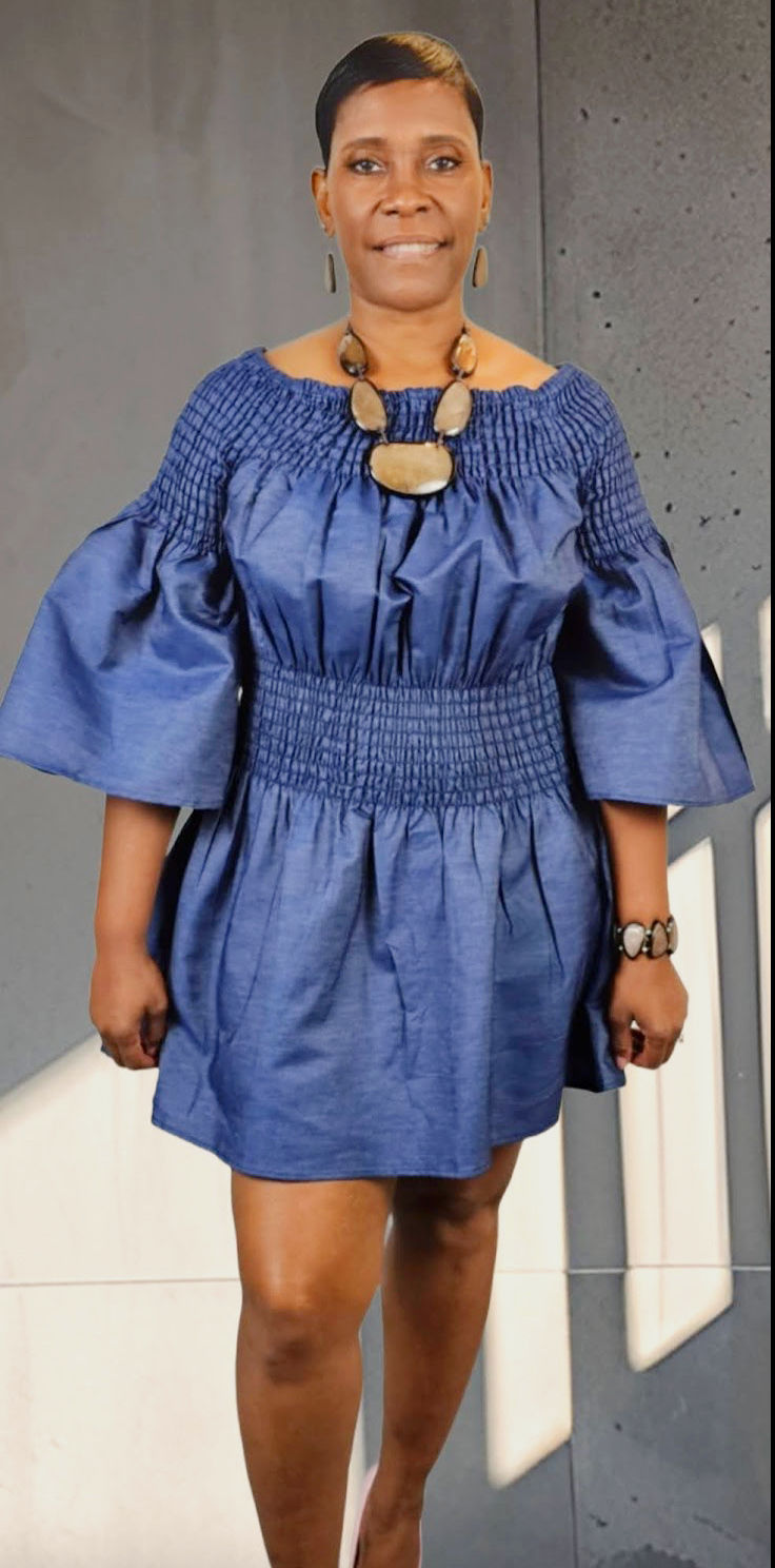 Thumbnail: Denim Smocked Top/Dress