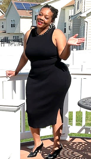 Thumbnail: Racer Back Dress With Rhinestones