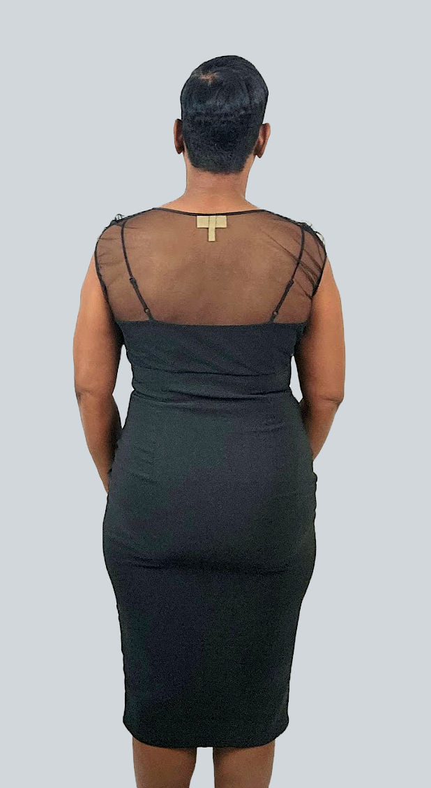 Thumbnail: Sleek Black Bodycon Dress