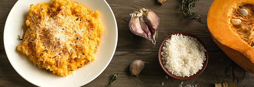 Arranged Food and Objects