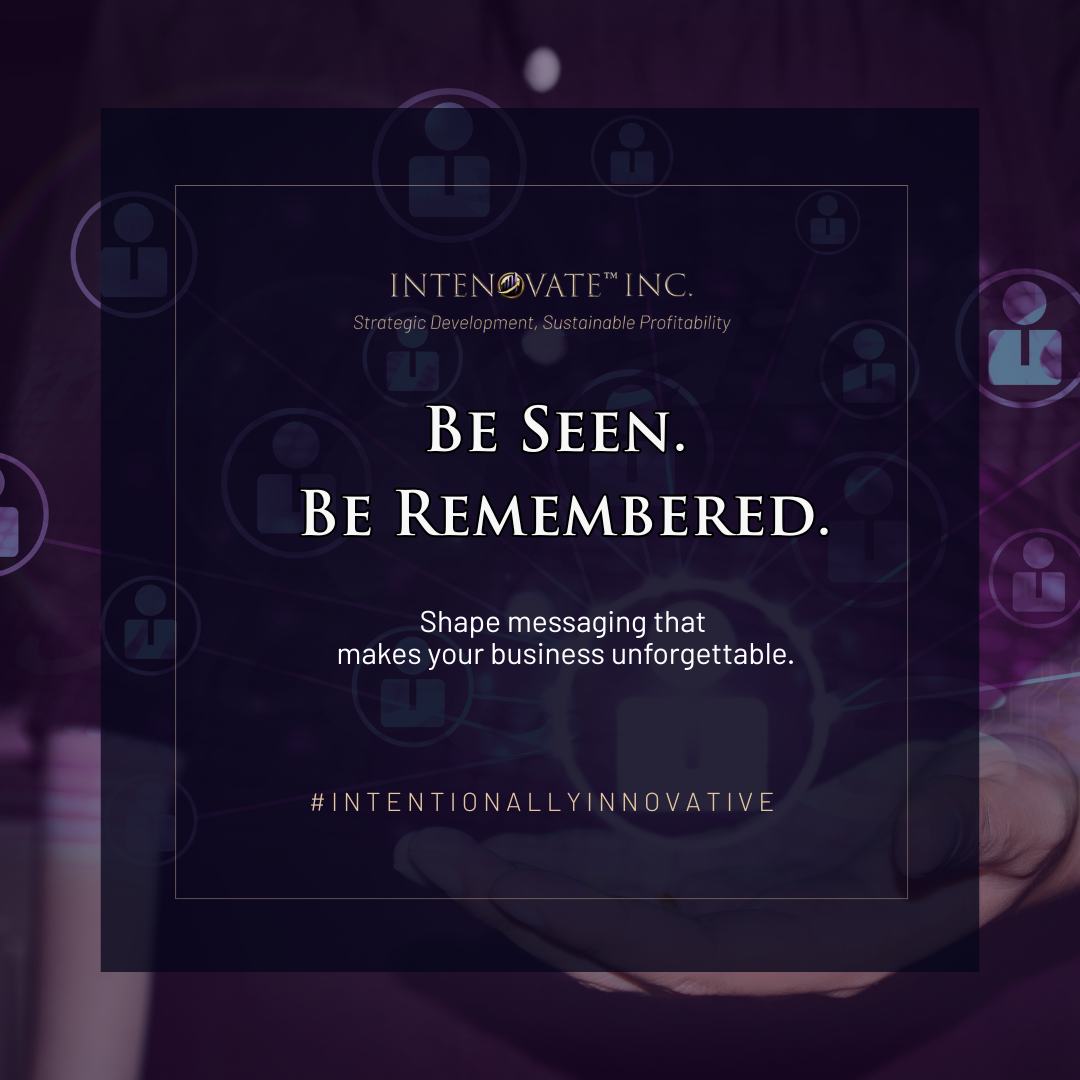 Intenovate Inc messaging and positioning—unique brand storytelling for business growth