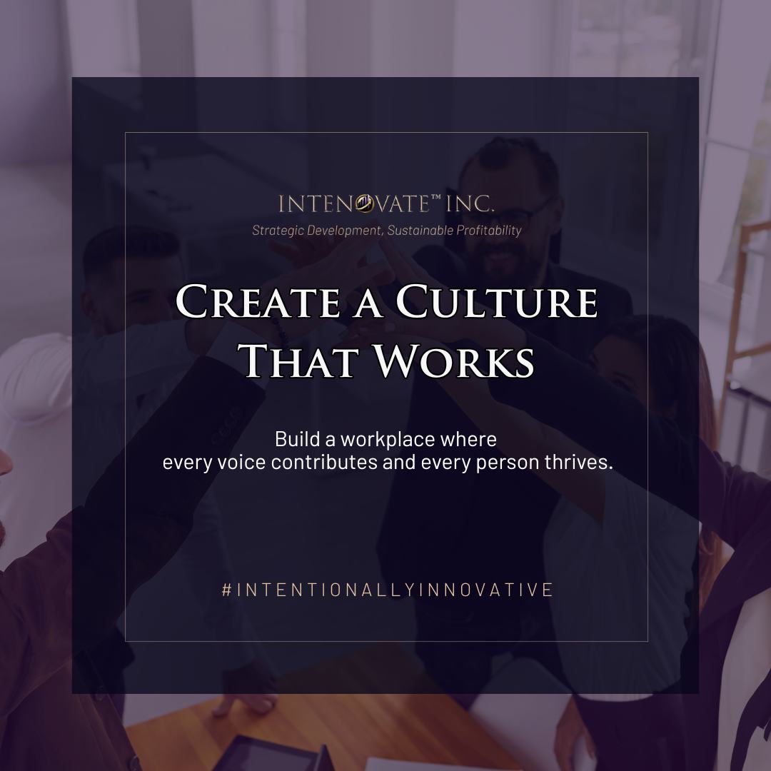 Intenovate Inc inclusion strategy—diverse workplace culture for business innovation
