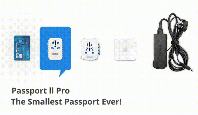 Passport II Pro, Kickstarter, Adapter for Home and Travel, Charge 6 Devices at Once
