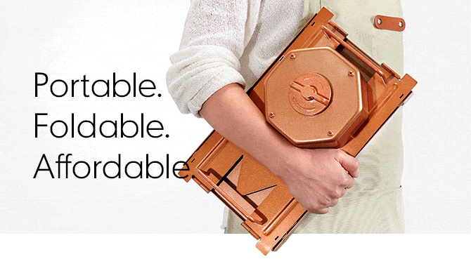 ROTO-Q 360 Kickstarter Non-Electric Rotisserie Cooking Machine Home Cooking Cooking Accessories Portable foldable affordable