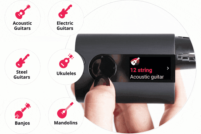 Roadie 3 Kickstarter Instrument Tuner Music tool Automatic instrument Tuner Music instrument