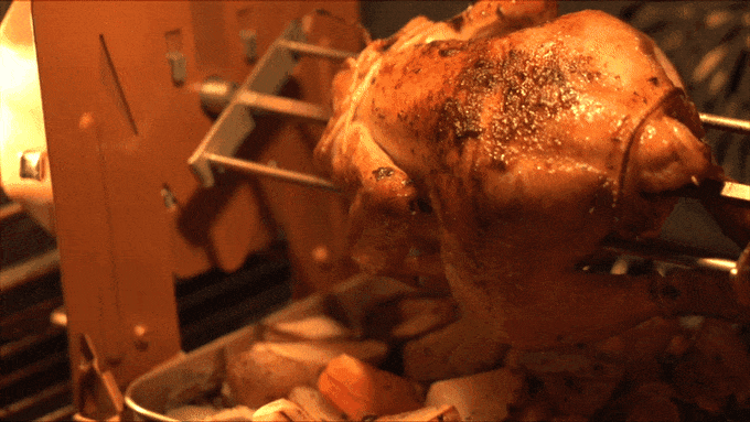ROTO-Q 360 Kickstarter Non-Electric Rotisserie Cooking Machine Home Cooking Cooking Accessories food