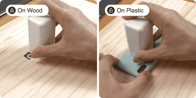 PrintPods, The Most Advanced Handheld Printer on All Surfaces, hand printer, print on wood, print on plastic