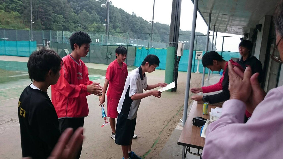 男子　表彰式　二階堂