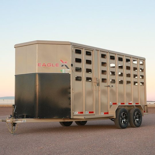 16' Bumper Hitch Stock Trailer Americantrailerco