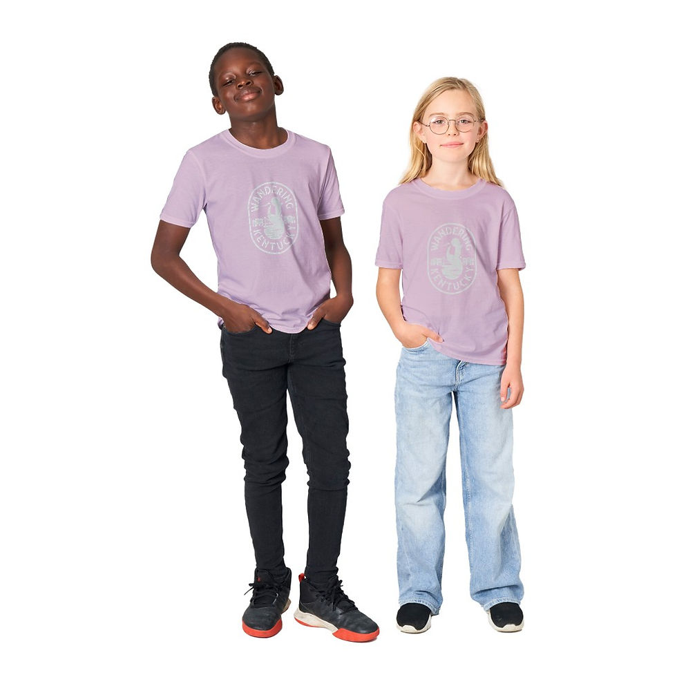 Thumbnail: Classic Kids Crewneck T-shirt (Pink)