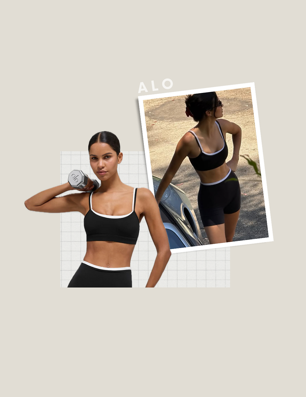 Kendall Jenner workout outfit, Alo sportswear, workout motivation, fitness fashion tips, stylish gym sets, cute workout clothes, activewear inspiration, workout consistency hacks, fitness confidence boosters, exercise outfit ideas