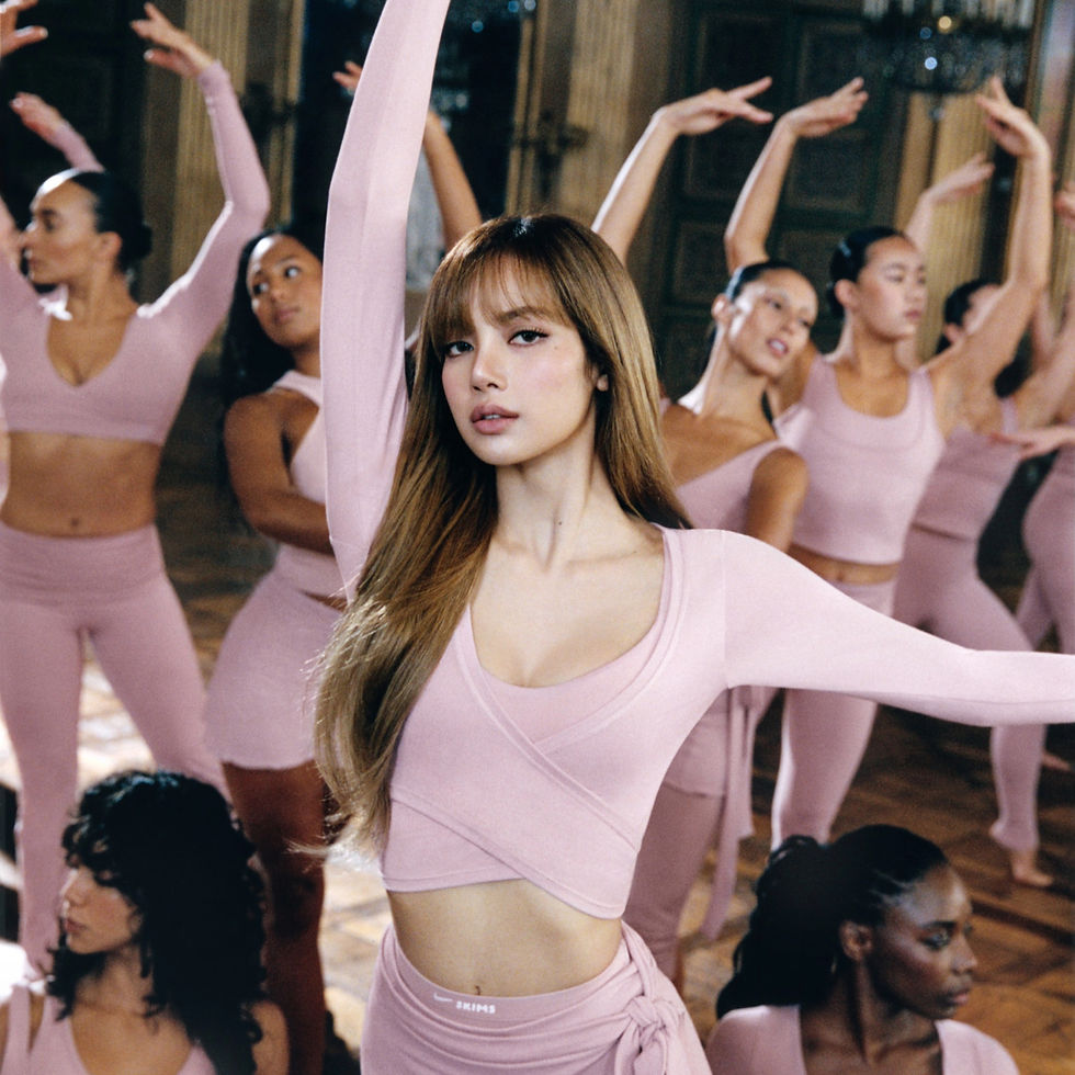 NikeSKIMS Spring 2026, LISA Nike campaign, satin ballet shoes trend, Nike Rift satin, 2026 fashion trends, ballerina sneakers, split toe shoes, performance fashion, celebrity fashion collaboration, modern balletcore