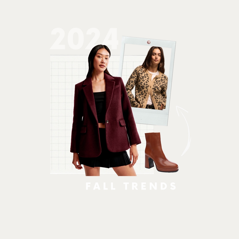 5 Fall Fashion Trends