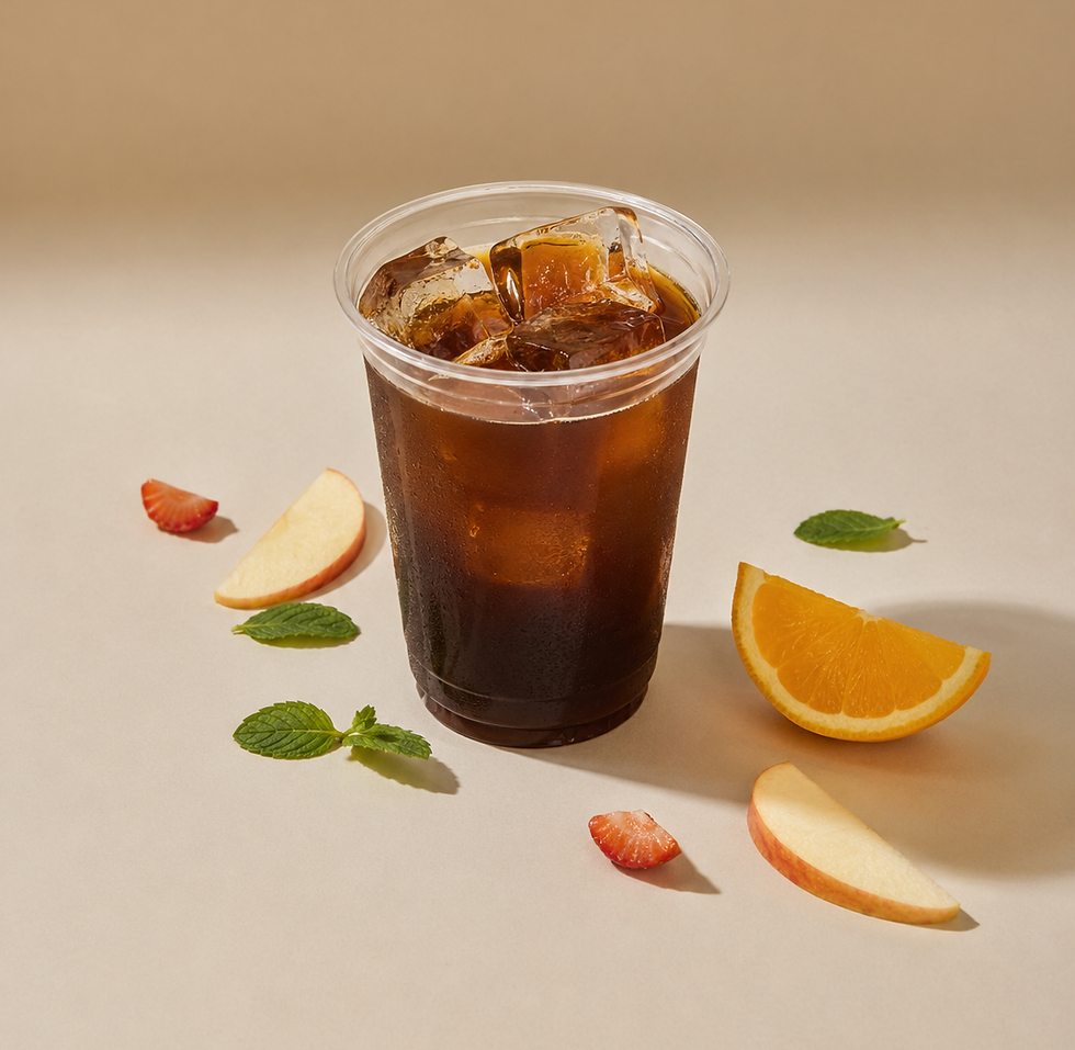 Cold brew et fruits de saison
