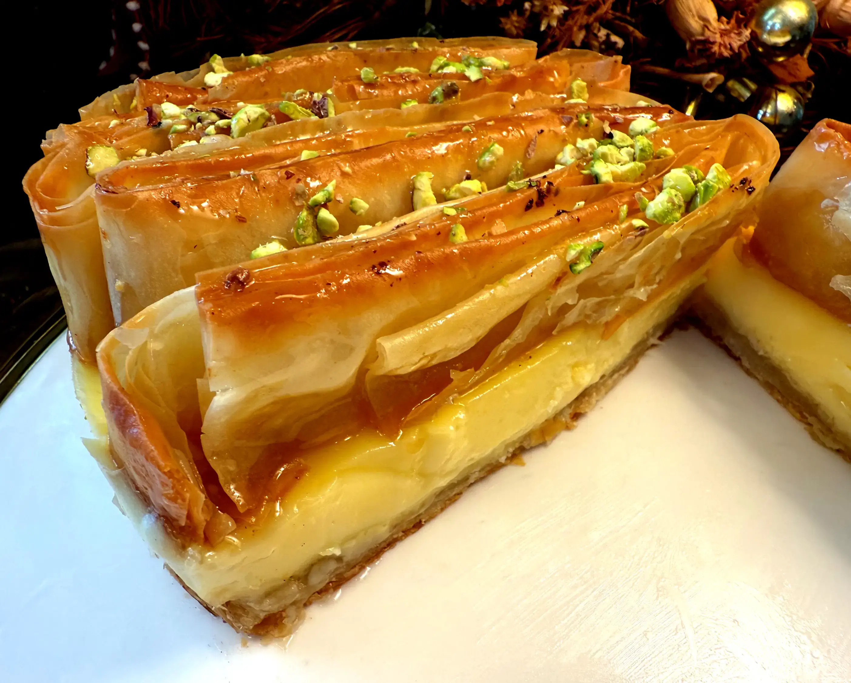Custard Golden Baklava