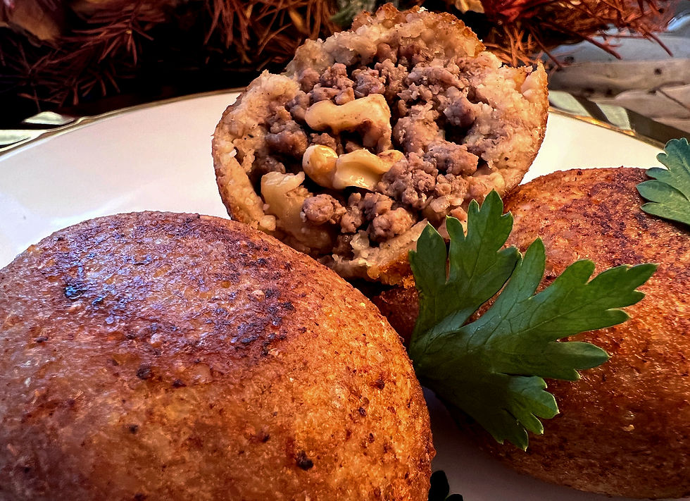Walnuts Beef Kibbeh