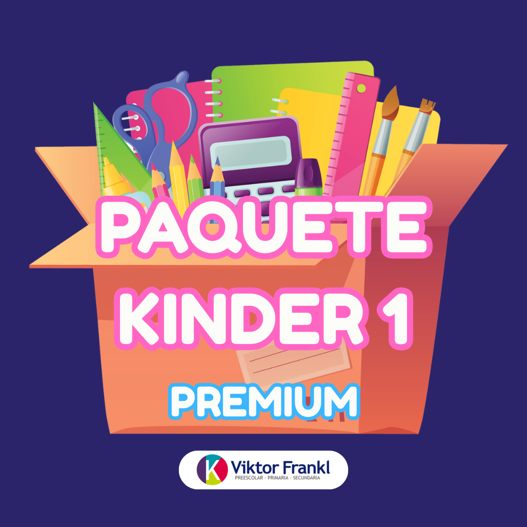 PAQUETE DE ÚTILES ESCOLARES PREMIUM - KINDER 1 VKF