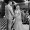 Thumbnail: Pearl embellished draped back bridal cape