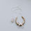 Thumbnail: Personalised Letterbox friendly Rose Quartz Moonstone Crystal Lucky Horseshoe We