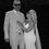 Thumbnail: Pearl embellished draped back bridal cape