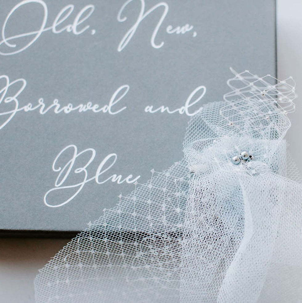 Thumbnail: Short Half Face Blusher Birdcage Wedding Veil