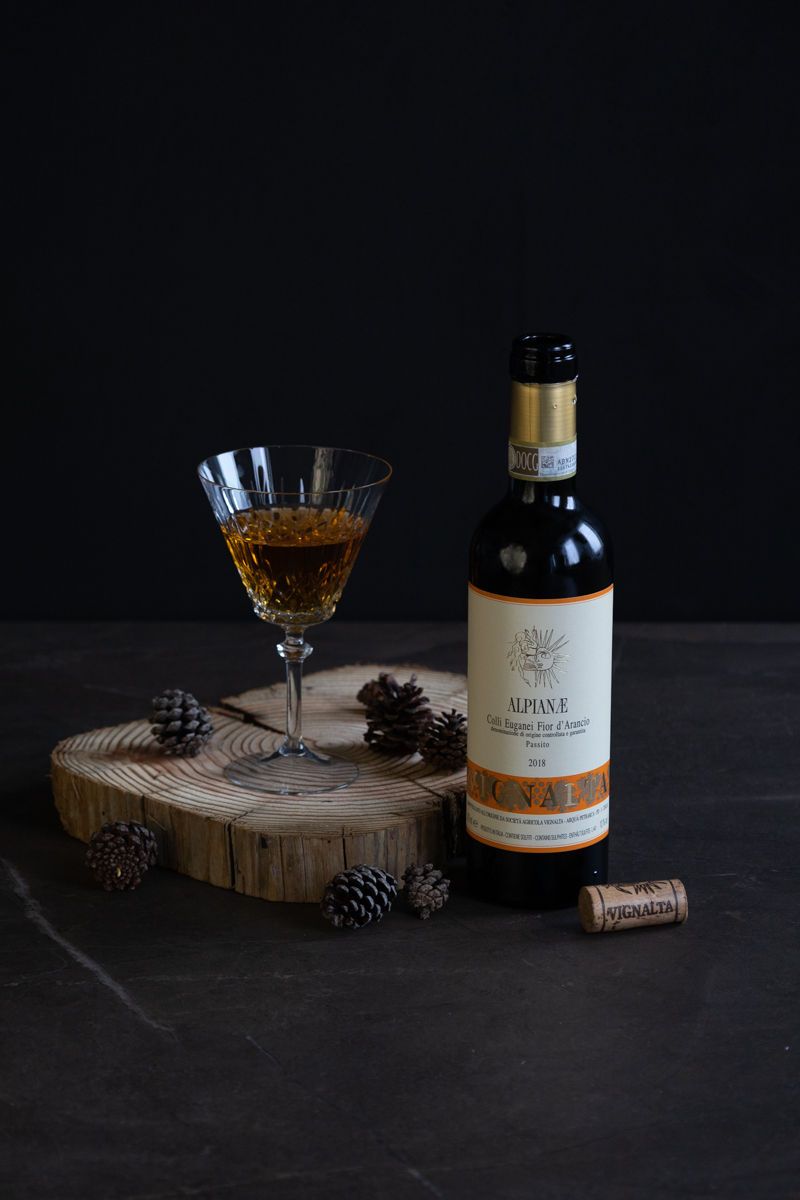 Vignalta, moscato fior d'arancio passito, Alpianae, colli euganei