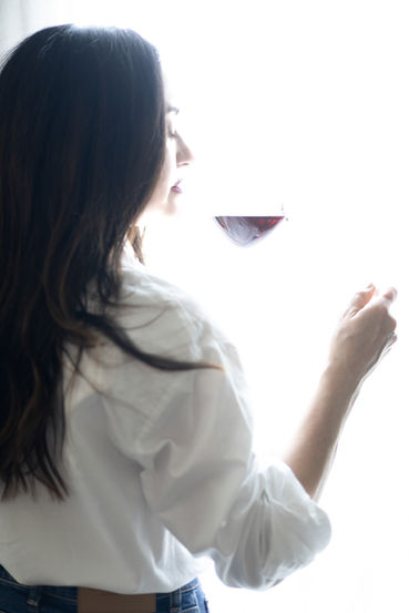 Laura Riolfatto - degustazione di Malvasia Nera con barbabietola e tagliata di tonno a Venezia