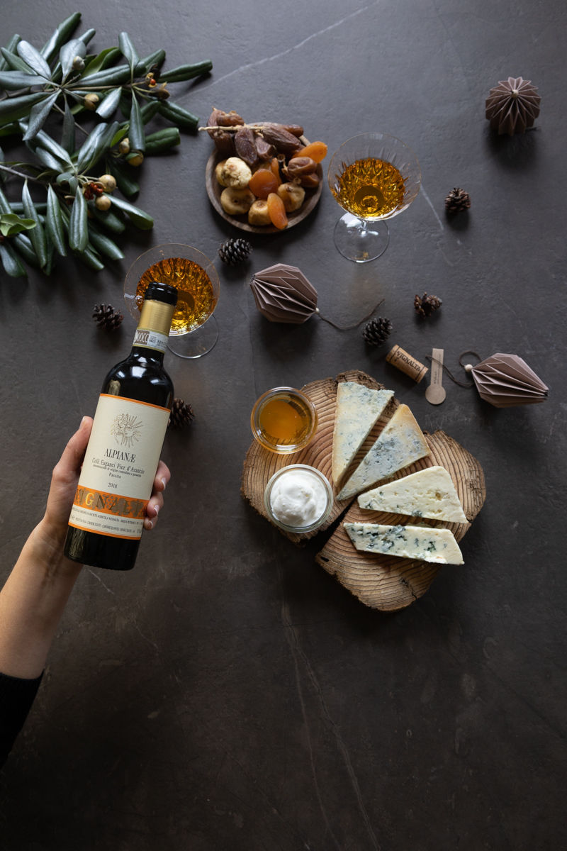Vignalta, Alpianae, moscato fior d'arancio passito docg, abbinamento vino e cibo, wine and food