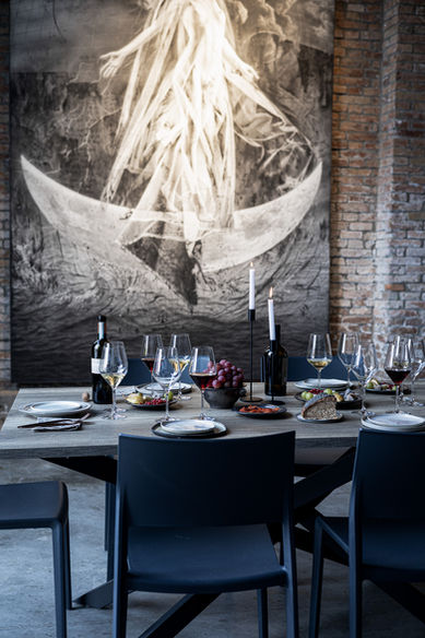 Laura Riolfatto al Malvasia Pop Up di Venezia ai Docks Cantieri Cucchini di Venezia