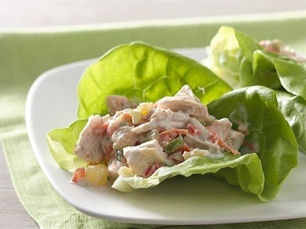 Roasted Chicken Salad Wraps