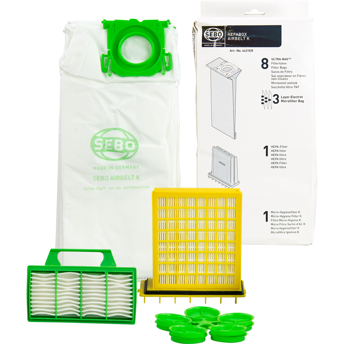 SEBO Airbelt E Filter and Bag Service Box