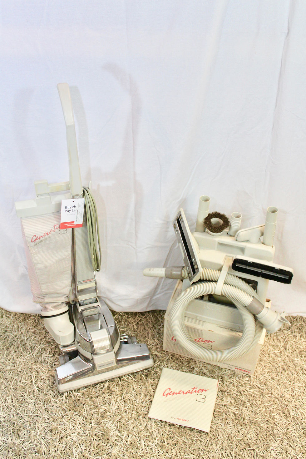 Kirby Generation 3 Model G3D Upright Vacuum Cleaner with Attachments