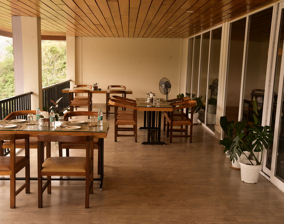 iverside retreat at Migung Resort overlooking the majestic Siang River