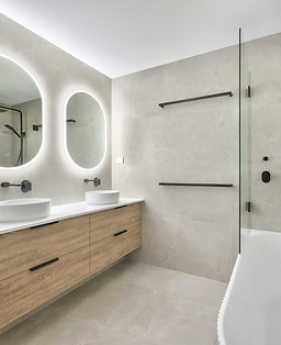 Custom bathroom renovation