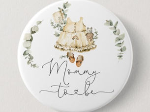 Hot Review! Boho nursery eucalyptus Mommy to be Button