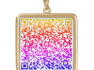 Top 10! Design Your Own Custom QR Code Necklace Gift