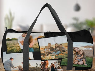 Best Deals! Modern 5 Photo Custom Photo Collage Duffle Bag