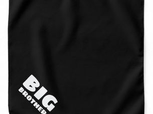 Review BIG BROTHER dog bandana | Black pet neckerchief