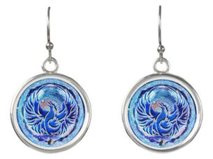Best Price! Blue Phoenix Earrings