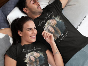 Big Deals! Always and Forever Couple Photo T-Shirt