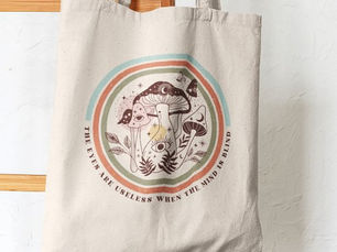 Hot Deals! The Eyes Are Useless When The Mind Is Blind Boho Tote Bag