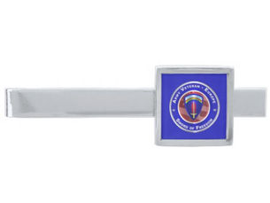 Best Price! Army Europe Headquarters Army Veteran Silver Finish Tie Bar